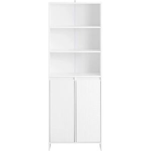 Armoire Haute de Salle de Bain Blanche SoBuy - Rangement Salle de Bain - Publicité Armoire Haute de Salle de Bain Blanche SoBuy - Rangement Salle de Bain - Publicité