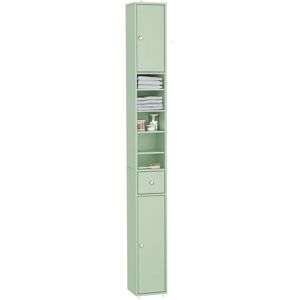 SoBuy Bathroom Tall Cabinet - Green SoBuy Bathroom Tall Cabinet - Green