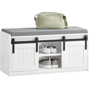 Armoire à Chaussures Blanche SoBuy avec Siège Amovible - Rangement à Chaussures - Publicité Armoire à Chaussures Blanche SoBuy avec Siège Amovible - Rangement à Chaussures - Publicité
