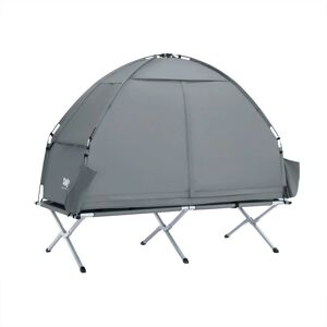 SoBuy Grey Camping Bed 1 Person 3-in-1 Tent SoBuy Grey Camping Bed 1 Person 3-in-1 Tent