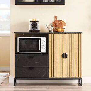 Sobuy Kitchen Cabinet with Microwave and Drawers Sobuy Kitchen Cabinet with Microwave and Drawers