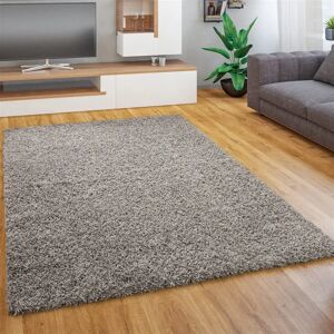 Paco Home - Tapis shaggy gris 140x200 cm - Tapis - Publicité Paco Home - Tapis shaggy gris 140x200 cm - Tapis - Publicité