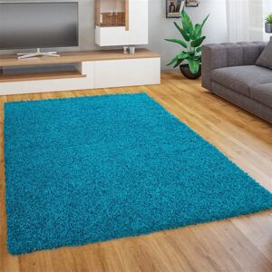 Alfombra Turquesa Paco Home Shaggy 140x200 cm - Alfombra Alfombra Turquesa Paco Home Shaggy 140x200 cm - Alfombra