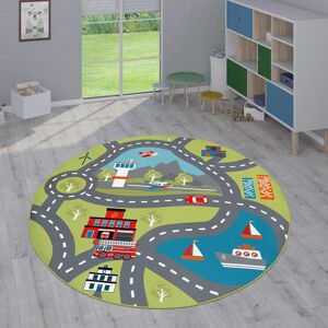 Paco Home - Alfombra Infantil Diámetro 200cm Diseños Divertidos y Coloridos Paco Home - Alfombra Infantil Diámetro 200cm Diseños Divertidos y Coloridos