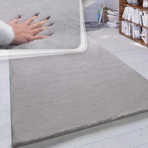 PACO HOME Tappeto Pelo Lungo Grigio - Tappeto PACO HOME Tappeto Pelo Lungo Grigio - Tappeto