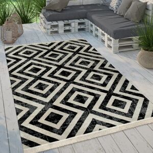 Alfombra Redonda Paco Home - Diseño de Diamantes - Interior/Exterior - 160cm Alfombra Redonda Paco Home - Diseño de Diamantes - Interior/Exterior - 160cm