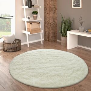 Tappeto Bianco Paco Home 120cm Pelo Lungo - Soggiorno Tappeto Bianco Paco Home 120cm Pelo Lungo - Soggiorno