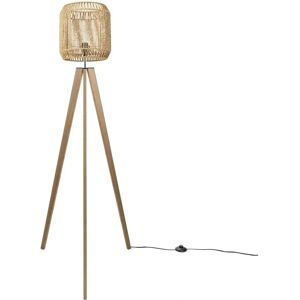 Lámpara de pie moderna PACO HOME - Efecto ratán Beige - 28cm Lámpara de pie moderna PACO HOME - Efecto ratán Beige - 28cm