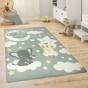 Paco Home - Tappeto Bambini 80x150 cm, Grigio 2 - Cameretta, Animali, Arcobaleno, Cuore Paco Home - Tappeto Bambini 80x150 cm, Grigio 2 - Cameretta, Animali, Arcobaleno, Cuore