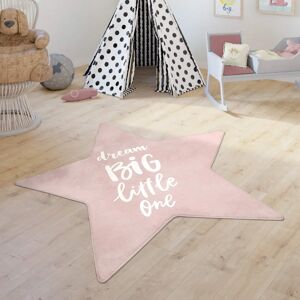 Tappeto bambino rosa a forma di stella - 120cm - Decorazione stanza bambini Tappeto bambino rosa a forma di stella - 120cm - Decorazione stanza bambini