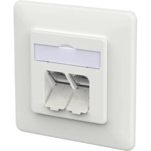 METZ CONNECT 130D381027-I Enchufe Ethernet - 2 Puertos, Blanco - IP20 METZ CONNECT 130D381027-I Enchufe Ethernet - 2 Puertos, Blanco - IP20