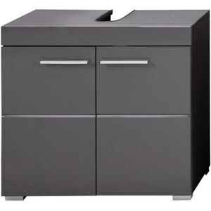 Amanda Badskapsunderskap - Høyglans Grå, 60x56 cm - Badmøbel Amanda Badskapsunderskap - Høyglans Grå, 60x56 cm - Badmøbel