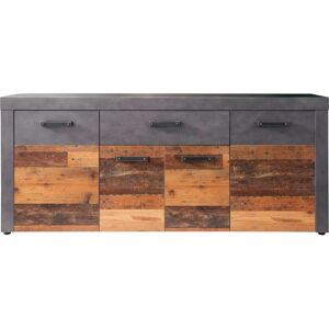 TRENDTEAM Indy Sideboard - Style Industriel Moderne - Publicité TRENDTEAM Indy Sideboard - Style Industriel Moderne - Publicité