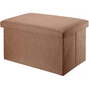 Banquette pliante Intirilife - Rangement & Siège - Marron - Publicité Banquette pliante Intirilife - Rangement & Siège - Marron - Publicité