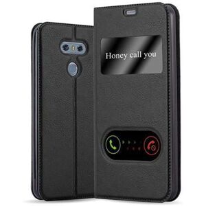 Cadorabo LG G6 Handyhülle - mit 2 Sichtfenstern, Magnetverschluss, Ständer Cadorabo LG G6 Handyhülle - mit 2 Sichtfenstern, Magnetverschluss, Ständer
