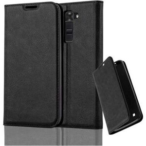 Cadorabo LG K7 2017 Hülle - Schutz Hülle mit Ständerfunktion und Kartenfach NIGHT BLACK Cadorabo LG K7 2017 Hülle - Schutz Hülle mit Ständerfunktion und Kartenfach NIGHT BLACK