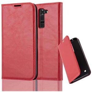 Cadorabo LG K7 2017 Hülle - Standfunktion & Kartenfach - APPLE ROT Cadorabo LG K7 2017 Hülle - Standfunktion & Kartenfach - APPLE ROT