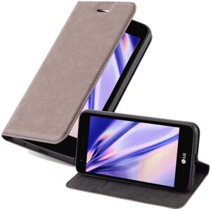 Cadorabo LG K4 2017 Hülle - Schutzcover mit Standfunktion und Kartenfach - Kaffee Braun Cadorabo LG K4 2017 Hülle - Schutzcover mit Standfunktion und Kartenfach - Kaffee Braun
