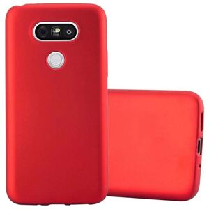 Cadorabo LG G5 Schutz Hülle - Matt Metallisch Rot Cadorabo LG G5 Schutz Hülle - Matt Metallisch Rot