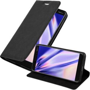 Capinha Nokia 6.1 Preto Noite Estilo Livro com Porta-cartões e Suporte Capinha Nokia 6.1 Preto Noite Estilo Livro com Porta-cartões e Suporte