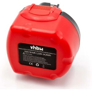 vhbw Batterie - Compatible avec Bosch PSR 960 - 1500mAh NiMH Noir/Rouge - Publicité vhbw Batterie - Compatible avec Bosch PSR 960 - 1500mAh NiMH Noir/Rouge - Publicité
