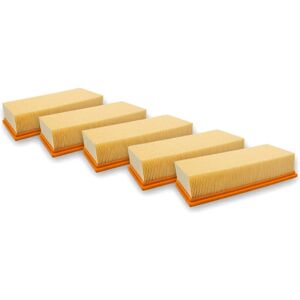 vhbw - 5x Flat pleated filter set - Vacuum cleaner filter vhbw - 5x Flat pleated filter set - Vacuum cleaner filter