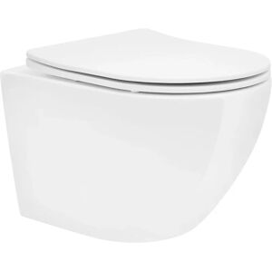 Toilette suspendue Ecd Germany - Céramique avec fermeture douce - Publicité Toilette suspendue Ecd Germany - Céramique avec fermeture douce - Publicité