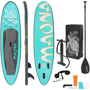ECD Germany Maona Paddle Surf - Planche de Stand Up Paddle Gonflable - Turquoise - 308cm - Publicité ECD Germany Maona Paddle Surf - Planche de Stand Up Paddle Gonflable - Turquoise - 308cm - Publicité