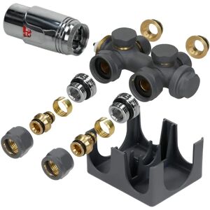 LUXEBATH Kit de Thermostat pour Radiateurs Antracite - 50mm - Publicité LUXEBATH Kit de Thermostat pour Radiateurs Antracite - 50mm - Publicité