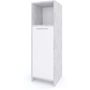 Gabinete de baño Vicco Kiko - Beton/Blanco - 30 x 95 cm Gabinete de baño Vicco Kiko - Beton/Blanco - 30 x 95 cm