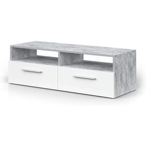 Vicco - Mueble bajo para TV Diego Blanco Hormigón Vicco - Mueble bajo para TV Diego Blanco Hormigón