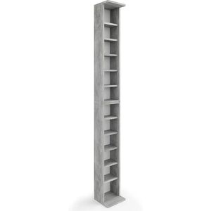Estantería de CDs Vicolo - Ajustable, Duradera, Moderna Estantería de CDs Vicolo - Ajustable, Duradera, Moderna