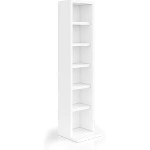 Estantería para CDs VitaliSpa - Ajustable - Blanco - 21x91,8cm - Estante de CD Estantería para CDs VitaliSpa - Ajustable - Blanco - 21x91,8cm - Estante de CD