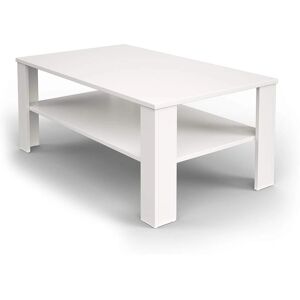 Tavolino da salotto compatto Vicco - Bianco - 100x60cm Tavolino da salotto compatto Vicco - Bianco - 100x60cm