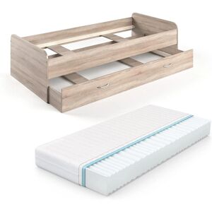 VitaliSpa Letto per Bambini Enzo - Stile Sonoma Estensibile VitaliSpa Letto per Bambini Enzo - Stile Sonoma Estensibile
