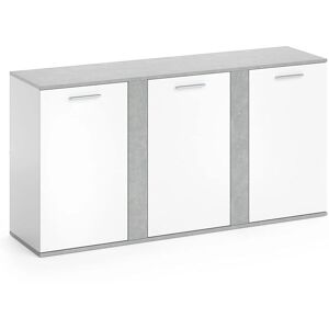 Vicco - Aparador Novelli - Beton/Weiß - 155x80cm - Sideboard Vicco - Aparador Novelli - Beton/Weiß - 155x80cm - Sideboard