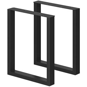 Vicco Loft 72x60cm Schwarze Tischbeine - Tischbeine Vicco Loft 72x60cm Schwarze Tischbeine - Tischbeine