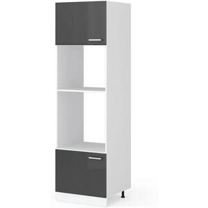 Vicco R-Line - 60cm - Blanco/Antracita - Armario para microondas Vicco R-Line - 60cm - Blanco/Antracita - Armario para microondas