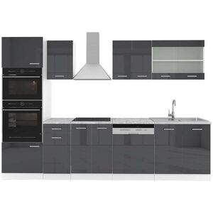 Vicco Cuisine R-Line Anthracite Blanc 300cm - Publicité Vicco Cuisine R-Line Anthracite Blanc 300cm - Publicité