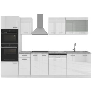 Vicco - Cocina Modular Moderna 300cm Blanca - Muebles de Cocina Vicco - Cocina Modular Moderna 300cm Blanca - Muebles de Cocina