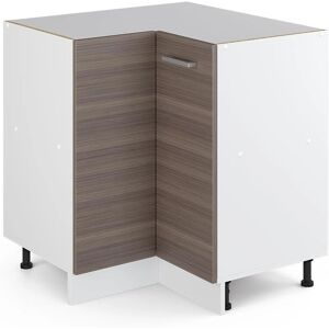 Vicco R-Line Armario Esquinero 75,6cm Blanco/Gris Inox - Muebles de Cocina Vicco R-Line Armario Esquinero 75,6cm Blanco/Gris Inox - Muebles de Cocina