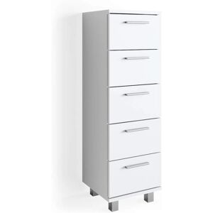 Armario de baño Vicco Ilias - Blanco, 30x95cm - Almacenamiento y Estilo Armario de baño Vicco Ilias - Blanco, 30x95cm - Almacenamiento y Estilo
