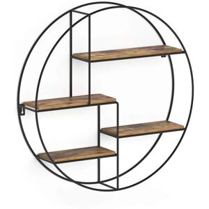 Vicco - Mensola a parete Fyrk legno antico nero - Mensola a parete Vicco - Mensola a parete Fyrk legno antico nero - Mensola a parete