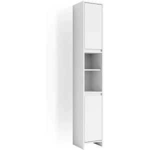Vicco Emma Weiß Badezimmer Schrank - Umkehrbare Türen, 30x190cm Vicco Emma Weiß Badezimmer Schrank - Umkehrbare Türen, 30x190cm
