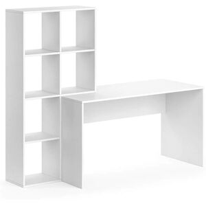 VICCO Mara Scrivania Bianca con Ripiano - Scrivania VICCO Mara Scrivania Bianca con Ripiano - Scrivania