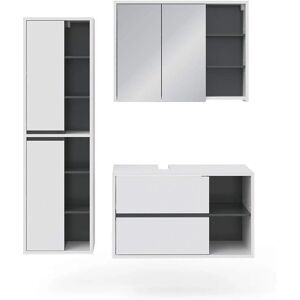 Vicco - Conjunto de muebles de baño Viola Blanco - 3 piezas Vicco - Conjunto de muebles de baño Viola Blanco - 3 piezas