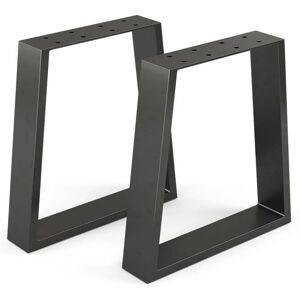 Vicco Loft Tischbeine - 40x42cm Schwarz Trapezförmige Tischstütze Vicco Loft Tischbeine - 40x42cm Schwarz Trapezförmige Tischstütze