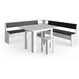 Vicco - Conjunto de Comedor Esquinero Roman - Resistente a Arañazos, Extensible, Multifuncional Vicco - Conjunto de Comedor Esquinero Roman - Resistente a Arañazos, Extensible, Multifuncional