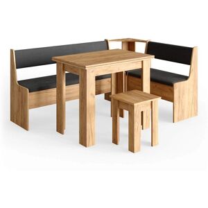 Vicco - Ensemble de banquette d’angle Roman 180x120cm Chêne sable - Ensemble de salle à manger - Publicité Vicco - Ensemble de banquette d’angle Roman 180x120cm Chêne sable - Ensemble de salle à manger - Publicité