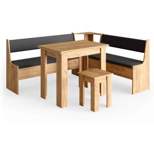 Vicco - Ensemble de bancs d'angle avec table, 180x150 cm, chêne sable - Publicité Vicco - Ensemble de bancs d'angle avec table, 180x150 cm, chêne sable - Publicité